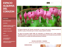 Tablet Screenshot of espacioalquimiadelcorazon.com